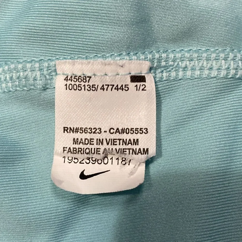 Women's Nike Medium Support Swoosh Sports Bra Size XL Blue